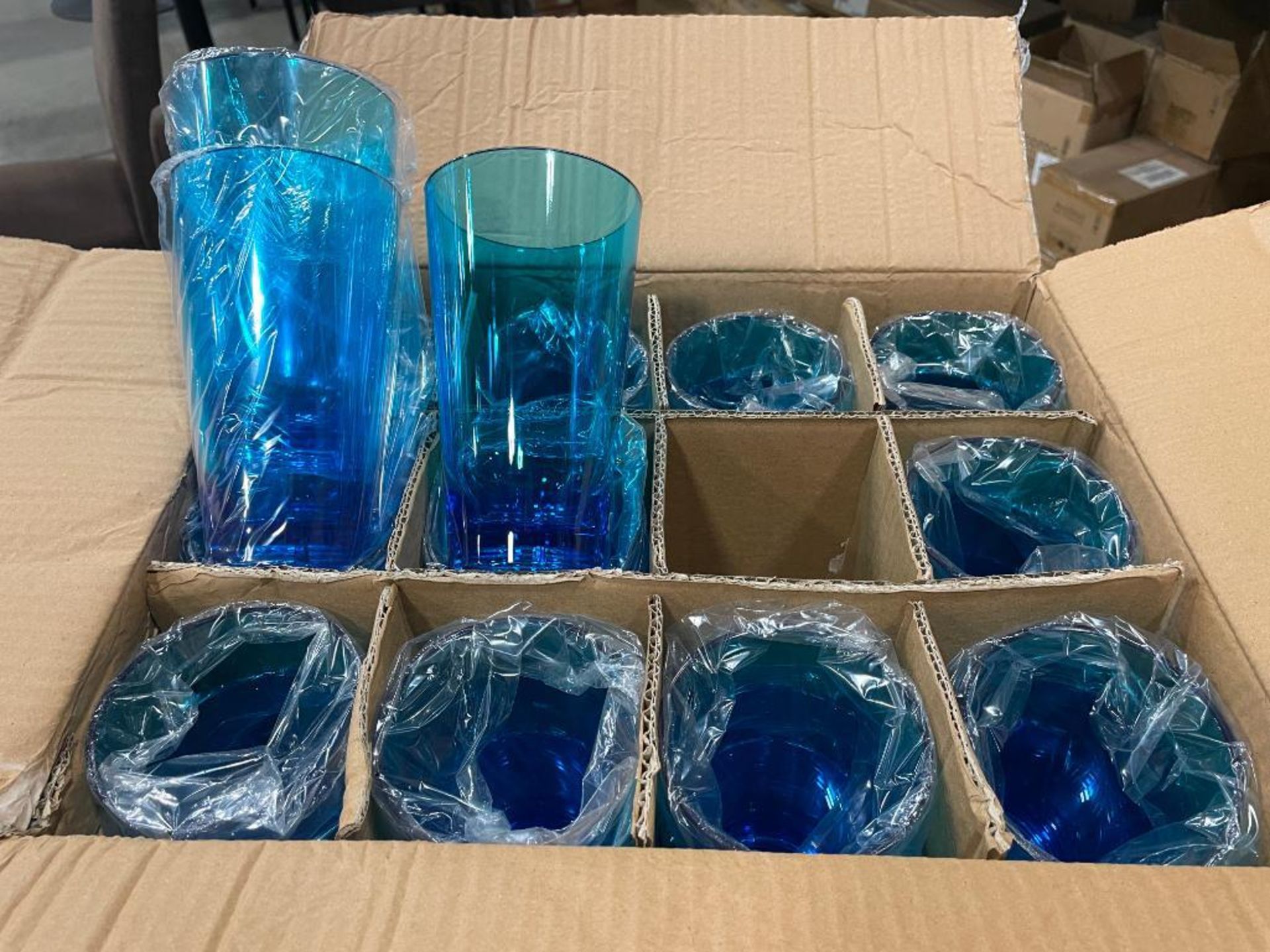 19.75OZ OUTDOOR PERFECT BLUE COOLER GLASSES, ARCOROC FM403 - LOT OF 36 - NEW - Image 10 of 10