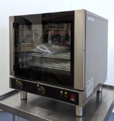 NEW EKFA-412 AL HALF SIZE ELECTRIC CONVECTION OVEN, 120V/1 PHASE