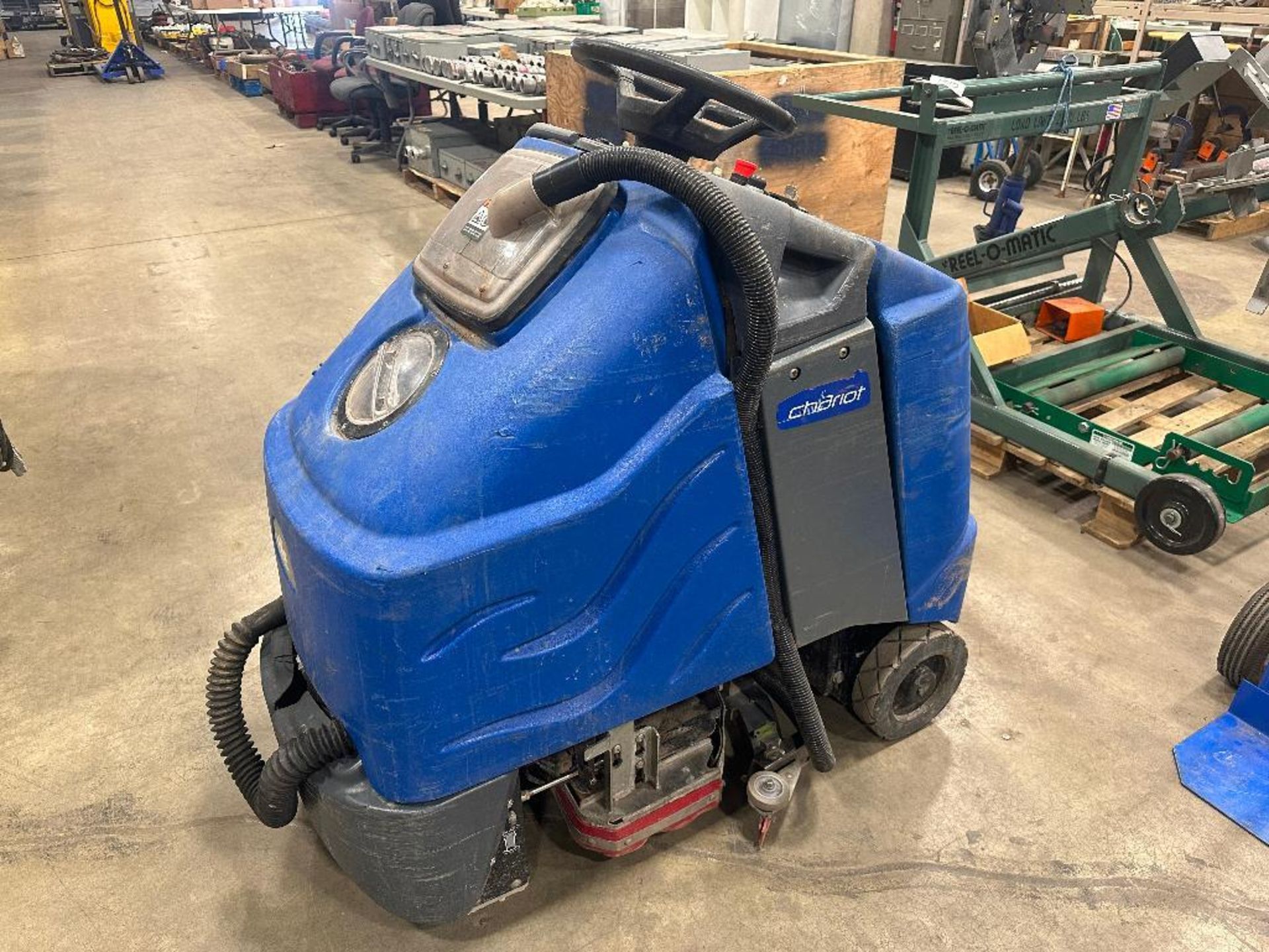 Chariot Commercial Floor Sweeper w. 1654 hours showing