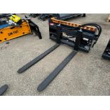 New 2023 Wolverine PFA-11-3300G Hydraulic Pallet Fork Skid Steer Attachment