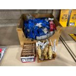 Lot of Asst. Fittings including Brass Valves, AquaLock Connectors, Kwik Seal Caulk, etc.