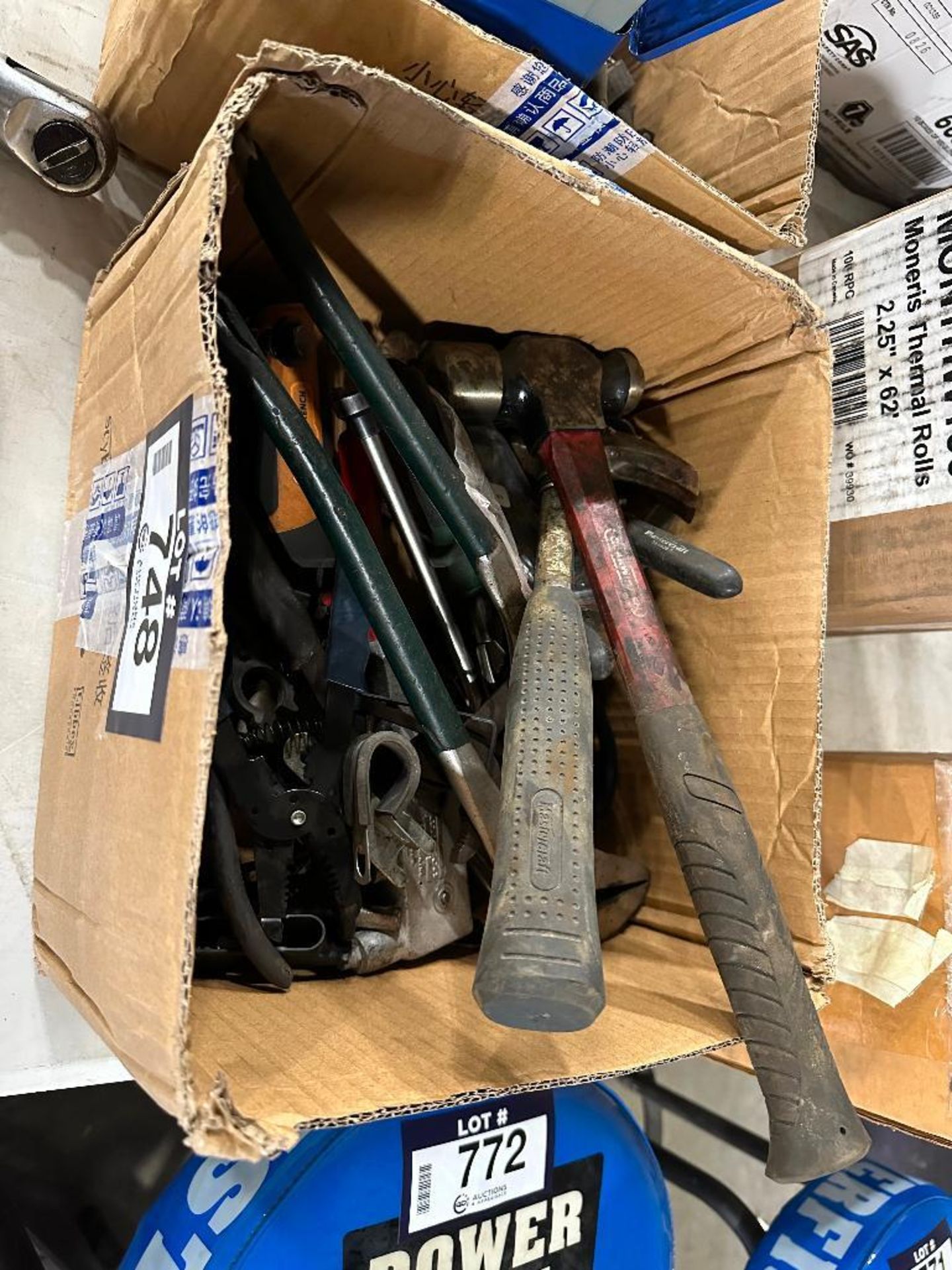 Lot of Asst. Hammers, Pliers, Wire Strippers, etc. - Image 4 of 5