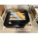 Pallet of (6) Asst. Steel Brackets, etc.