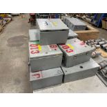 Lot of (9) Asst. Electrical Enclosures