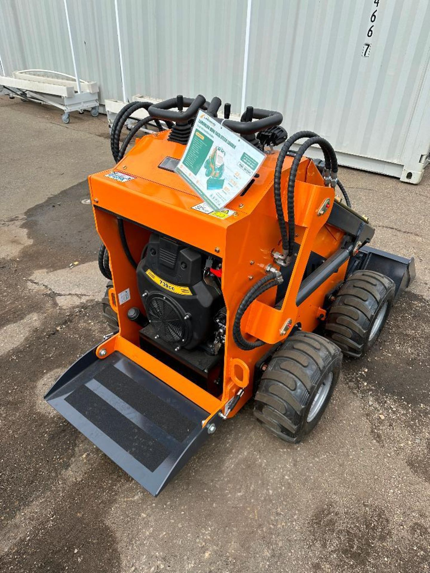 2023 Landhero LDH-BC380 Mini Skid Steer Loader - Image 3 of 9