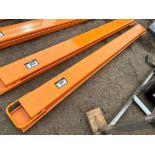 82 in. Pallet Fork Extensions