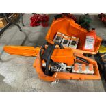 Stihl MS 250C Gas Chainsaw w/ Asst. Chain Oil, (3) Chains, Engine Oil, etc.