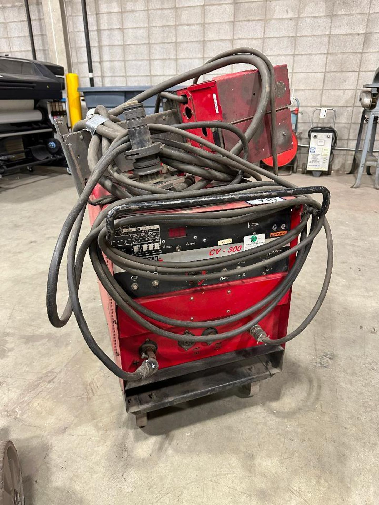 Lincoln Electric CV-300 Welder w. LN-7 Wire Feeder and cables - Image 3 of 6