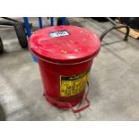 Justrite Oil Waste Can