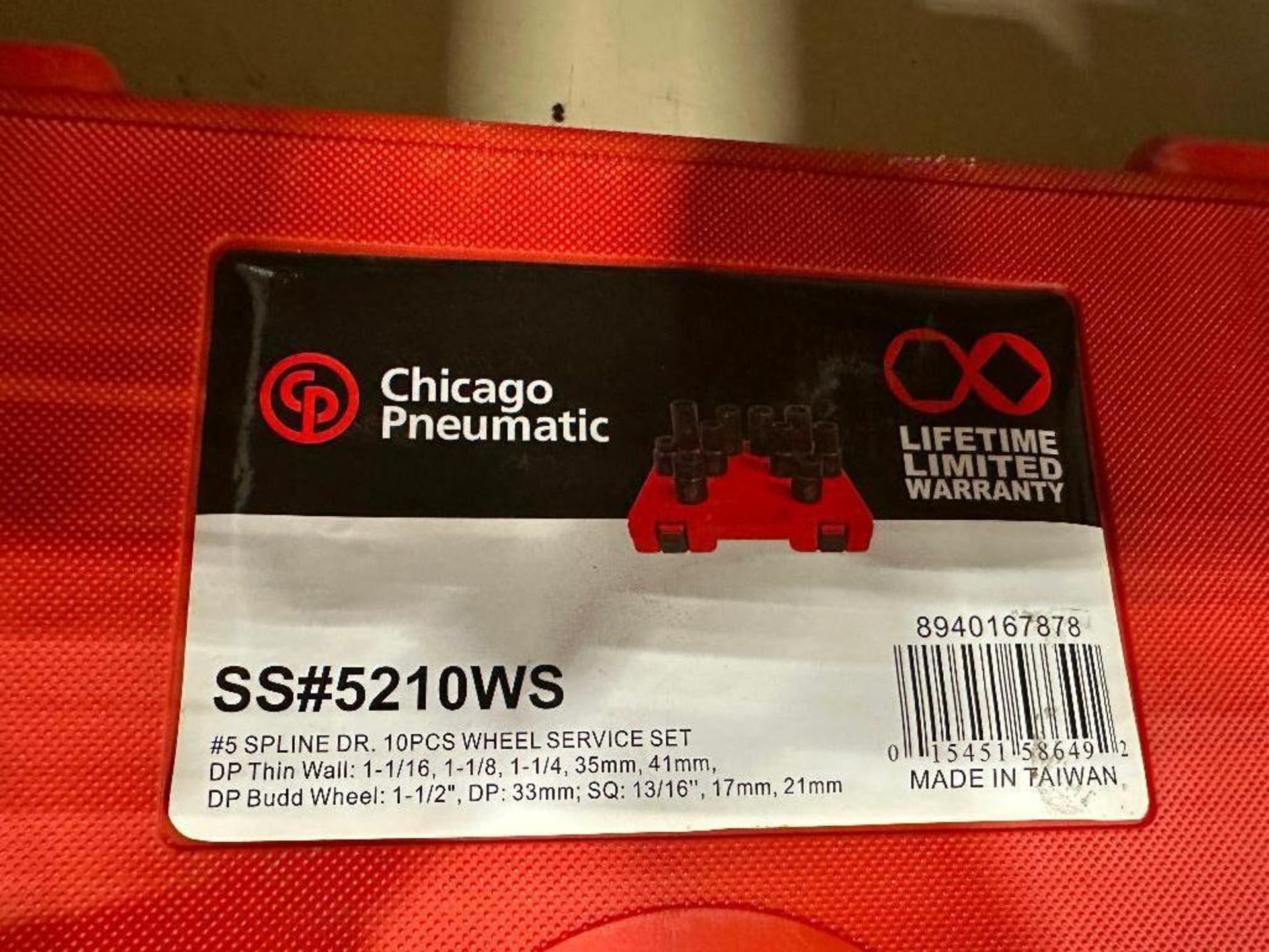 Chicago Pneumatic SS#5210WS 10PC. Wheel Service Set - Image 3 of 3