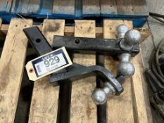 Lot of (1) Tri-Ball Hitch and (1) Ball Hitch