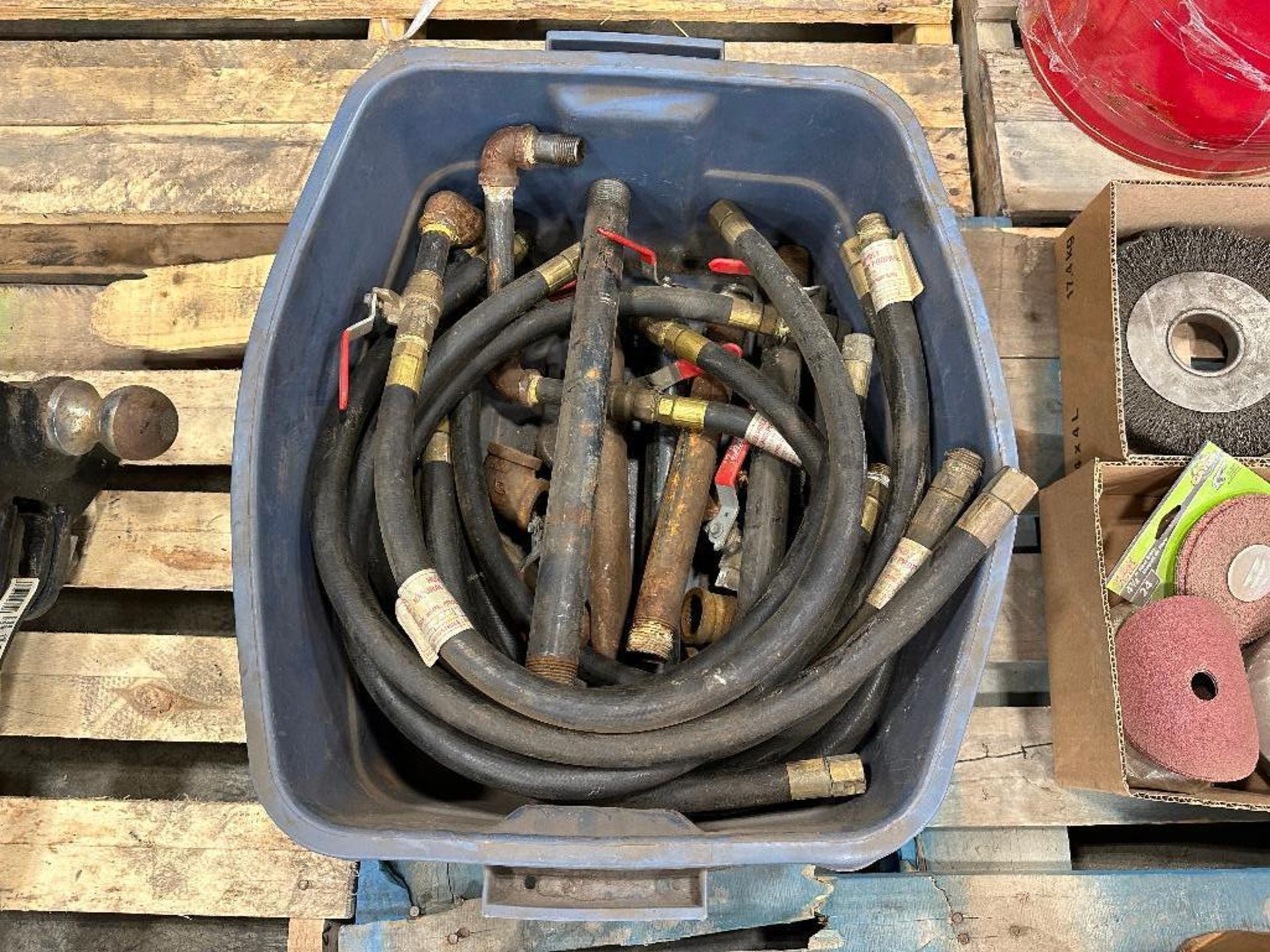 Lot of Asst. Hoses, Pipes, Valves, etc. - Image 2 of 3