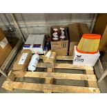 Pallet of Asst. Sediment Filters, Vinyl Cleaner, Filters, etc.