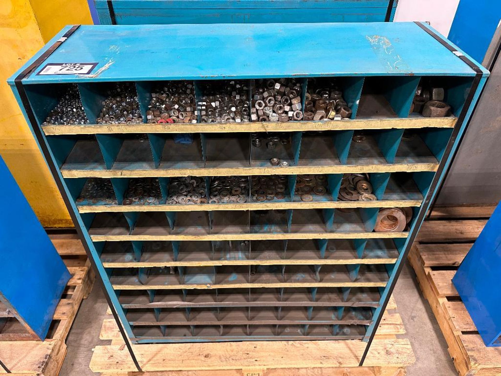 72 Compartment Bolt Bin w. asst. Hardware - Image 3 of 3