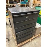 25" X 28" X 38" 6-Drawer Parts Cabinet