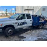 2008 Dodge Ram 3500HD SLT Quad Cab DRW 4x4 Deck Truck. VIN 3D6WH48A88G227963.