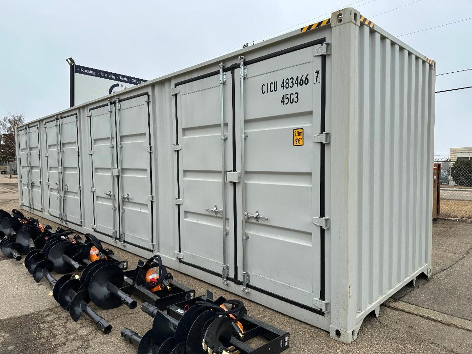 2023 Single Use 40' High Cube Shipping Container with (4) Side Doors - Image 3 of 7