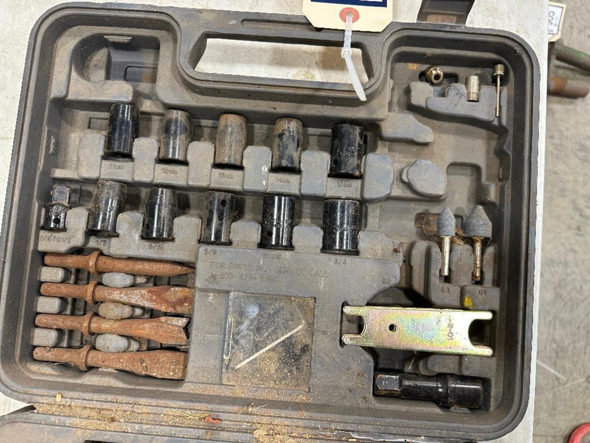 Pneumatic Tool Kit including Chisel, Ratchet, Impact, Die Grinder w/ Asst. Bits, Sockets, etc. - Image 5 of 5