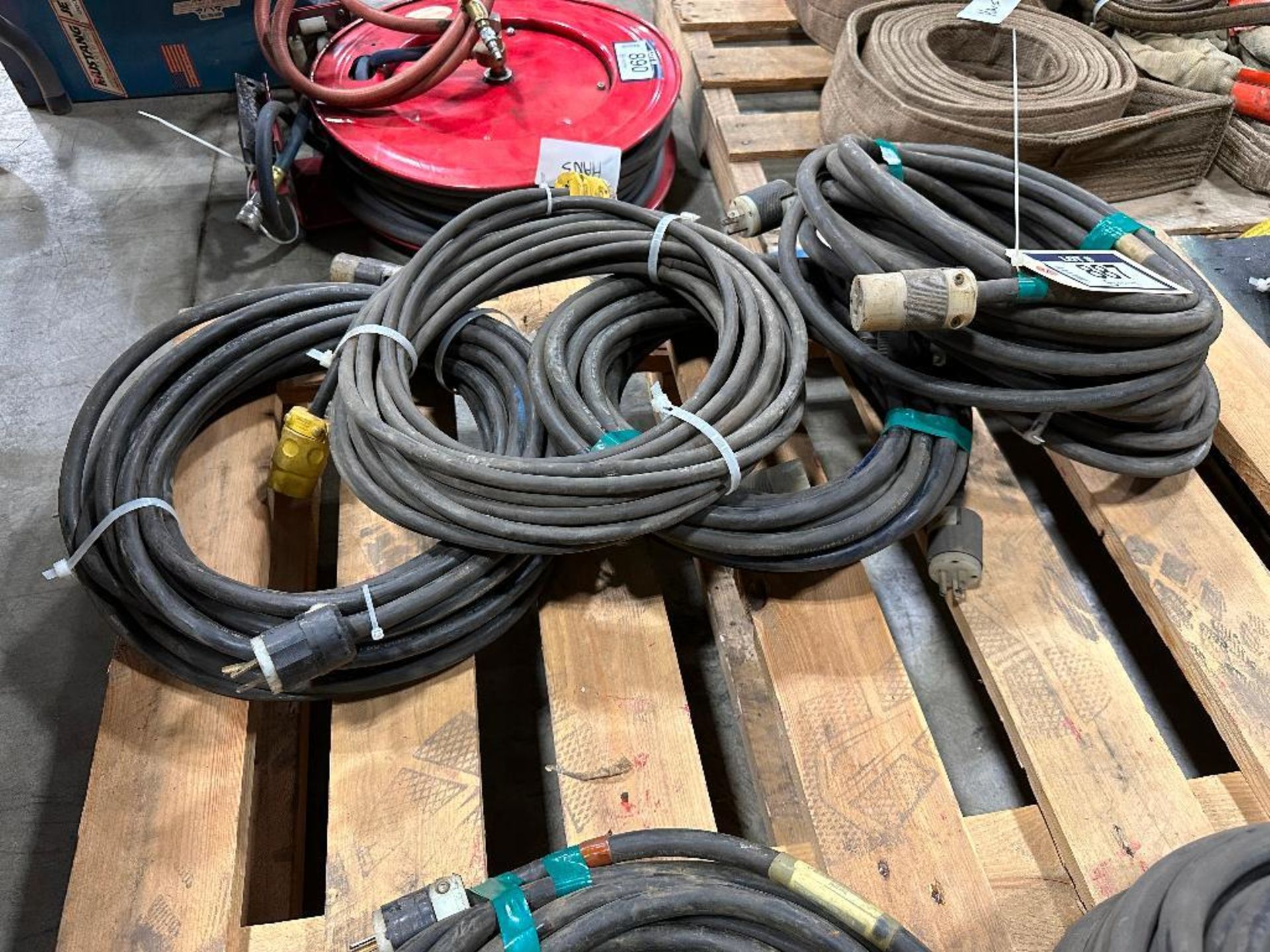 Lot of (4) Asst. Rolls of Asst. Electrical Cable