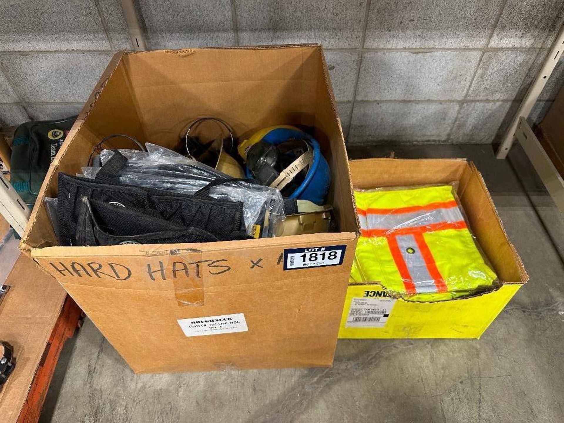 Lot of Asst. Hi-Vis Apparel, Hard Hats, etc.