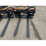 New 2023 Wolverine PFA-11-3300G Hydraulic Pallet Fork Skid Steer Attachment