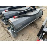 New 2023 Wolverine TL-12-72W 72" Hyd. Rotary Tiller Skid Steer Attachment