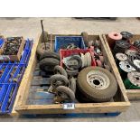 Pallet of Asst. Wheels, Casters, etc.