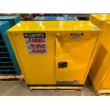 Justrite Flammable Cabinet w. asst. Aerosols, Lubricants, Oils, Etc.