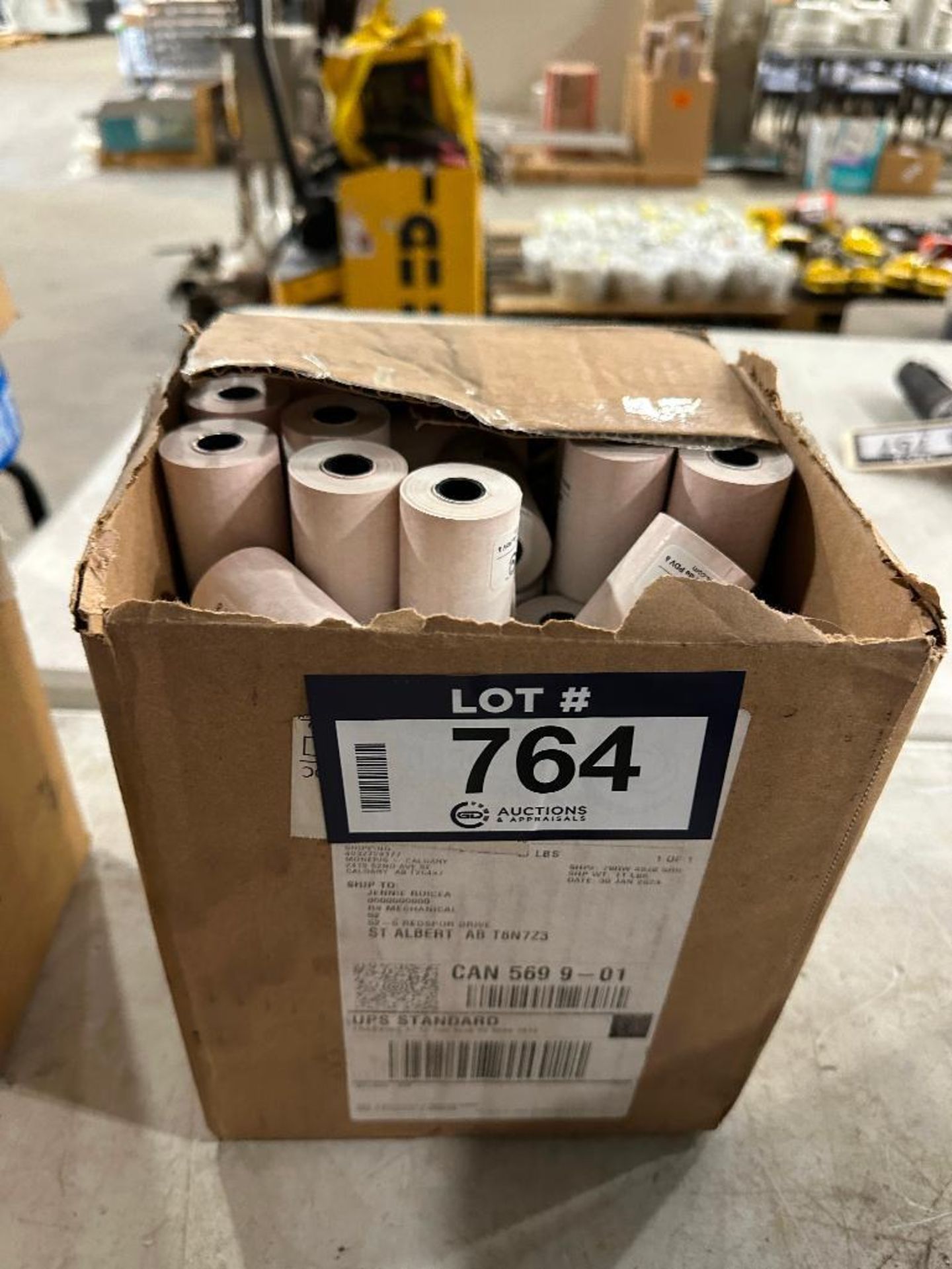 Box of Asst. Receipt Paper Rolls