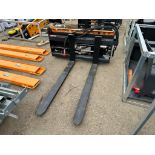 New 2023 Wolverine PFA-11-3300G Hydraulic Pallet Fork Skid Steer Attachment