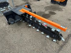 New 2023 Wolverine TCR-12-48H 48" Skid Steer Trencher Attachment
