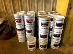 Lot of Approx. (30) Pails of Asst. Cloverdale Paint Products Incl. Rustex 710, Speed Enamel, 76 Univ