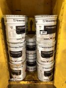Lot of Approx. (14) Pails of Asst. Cloverdale Paint Products Incl. Rustex 710 & Shop Coat