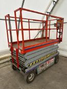SkyJack SJ006.5-10 Electric Scissor Lift, 2512 hrs showing