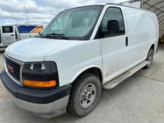 2018 GMC Savana RWD Cargo Van, 54,371 kms, VIN#: 1GTW7AFG3J1242910