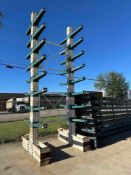 17' Double Sided Cantilever Racking c/w (8) Levels of Arms ***LOCATED AT 14510 124th Ave Edmonton***