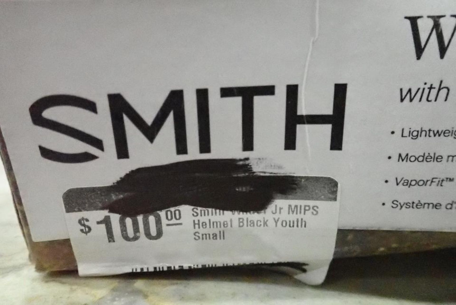 Lot of (2) Smith MIPS Youth Small Helmets- Black. - Image 3 of 3