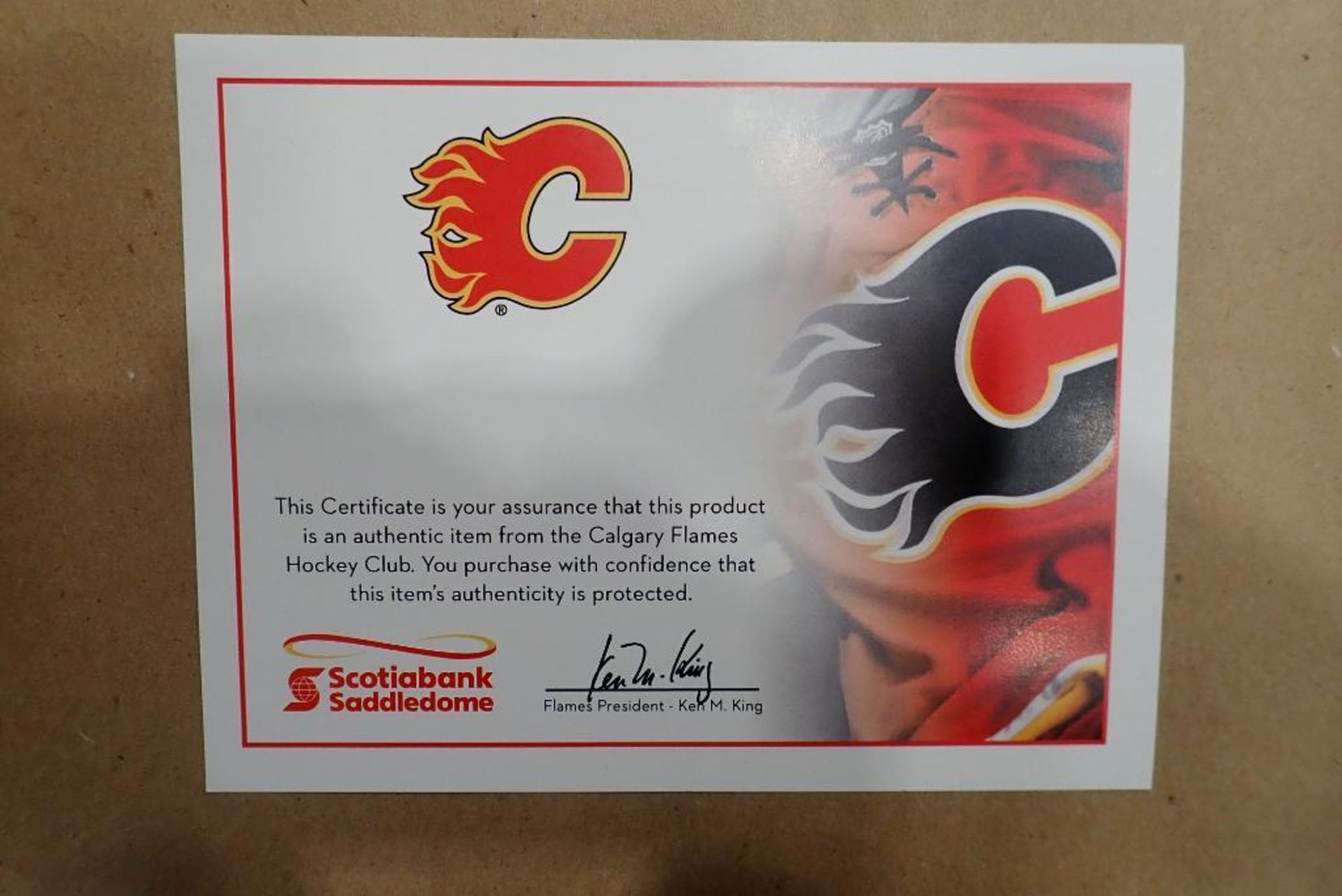 Flames Authentic Signed Johnny Gaudreau Framed Photo Collage. - Image 2 of 2