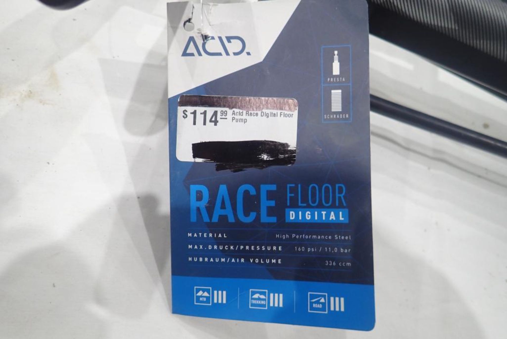 Acid Race Digital Floor Pump. - Image 3 of 3