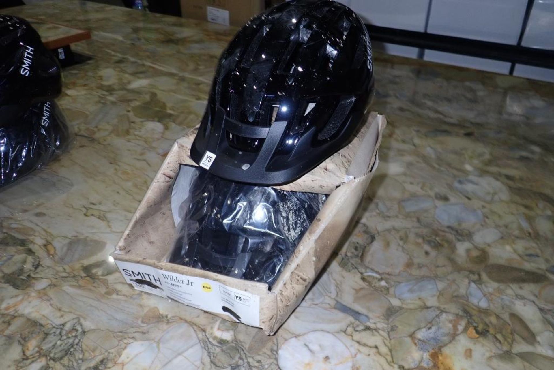 Lot of (2) Smith MIPS Youth Small Helmets- Black. - Image 2 of 3