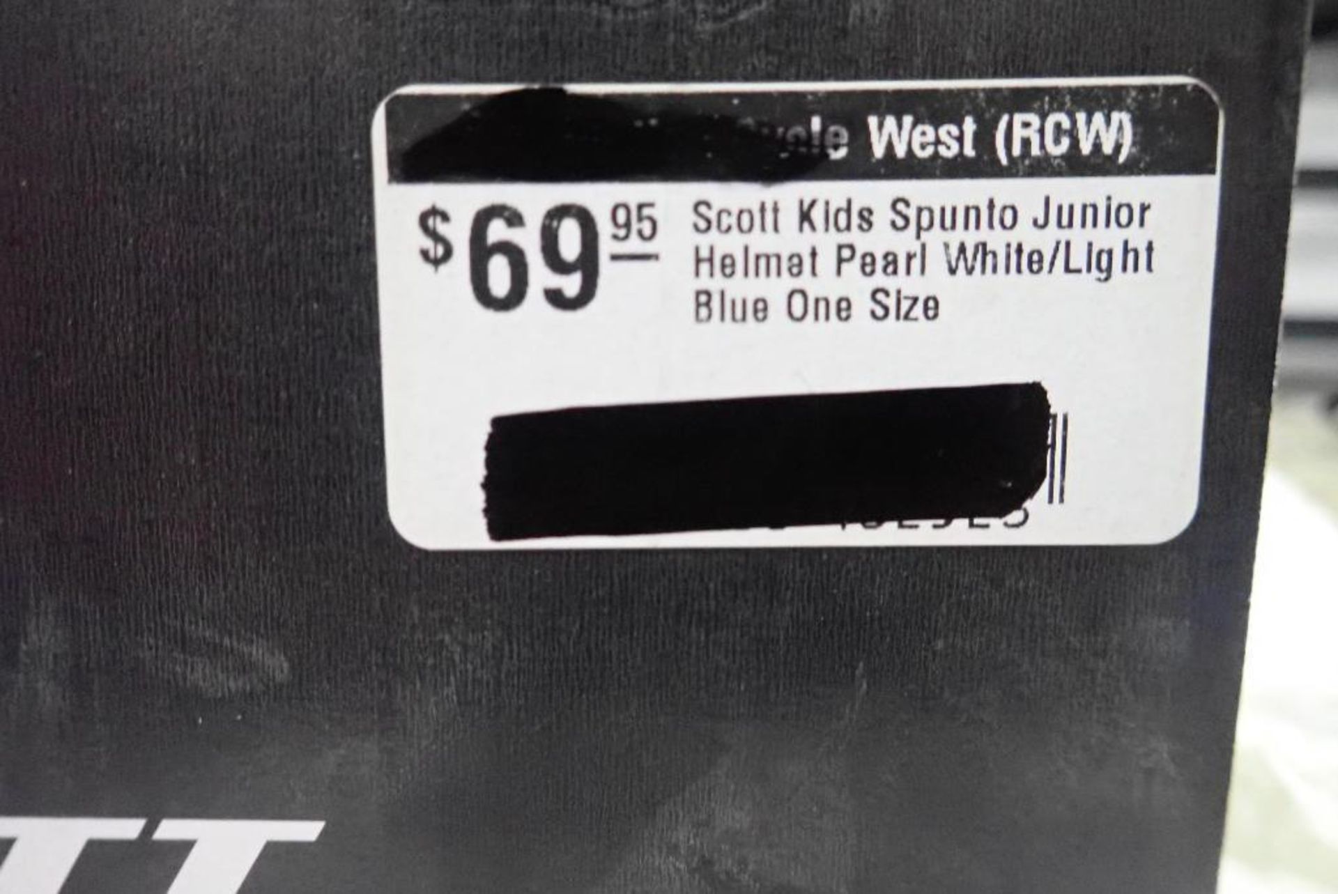 Lot of (3) Scott Kids Spunto Junior One Size Helmets- Pearl White/Blue. - Image 3 of 4