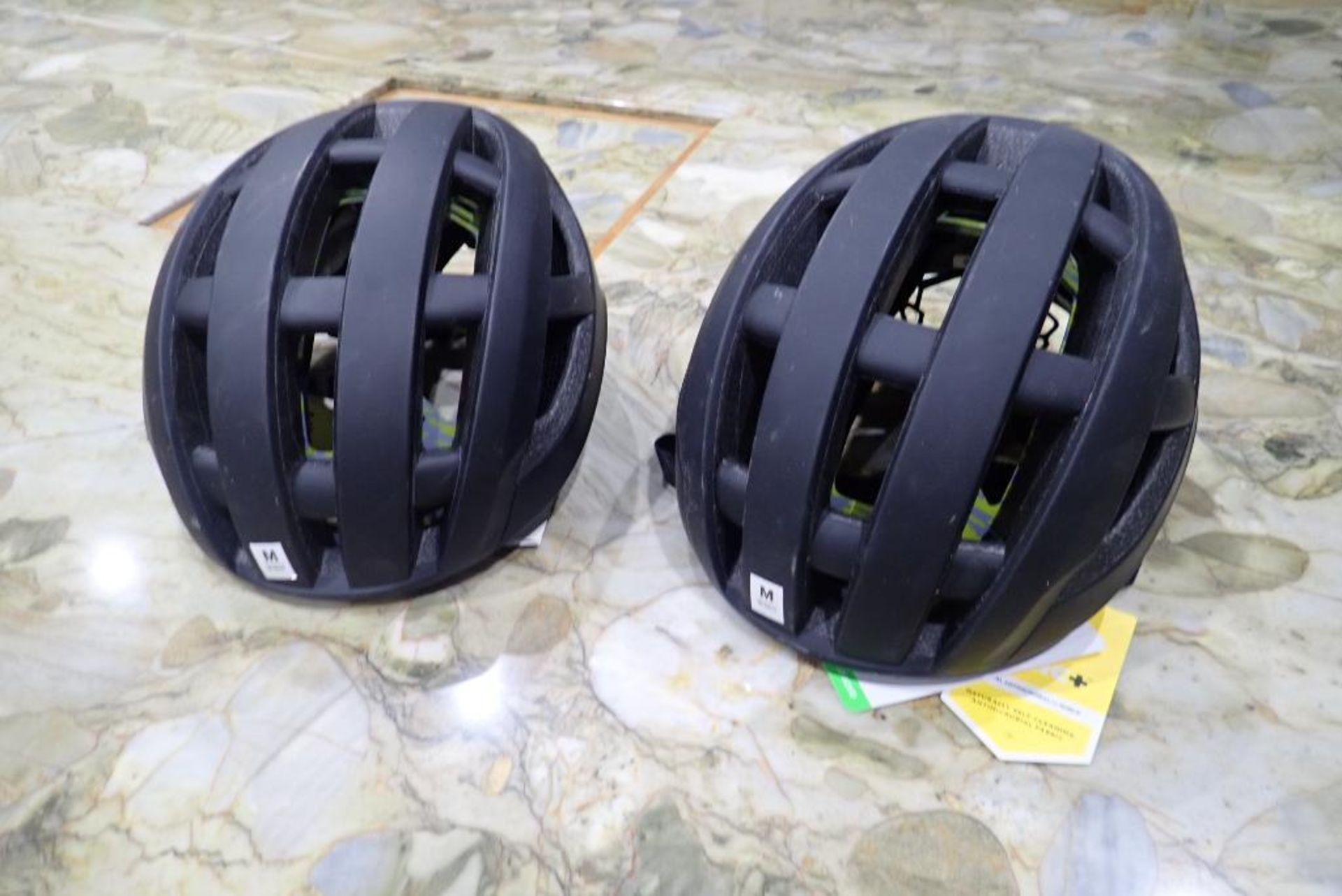 Lot of (2) Smith MIPS Adult Medium Helmets- Matte Black.
