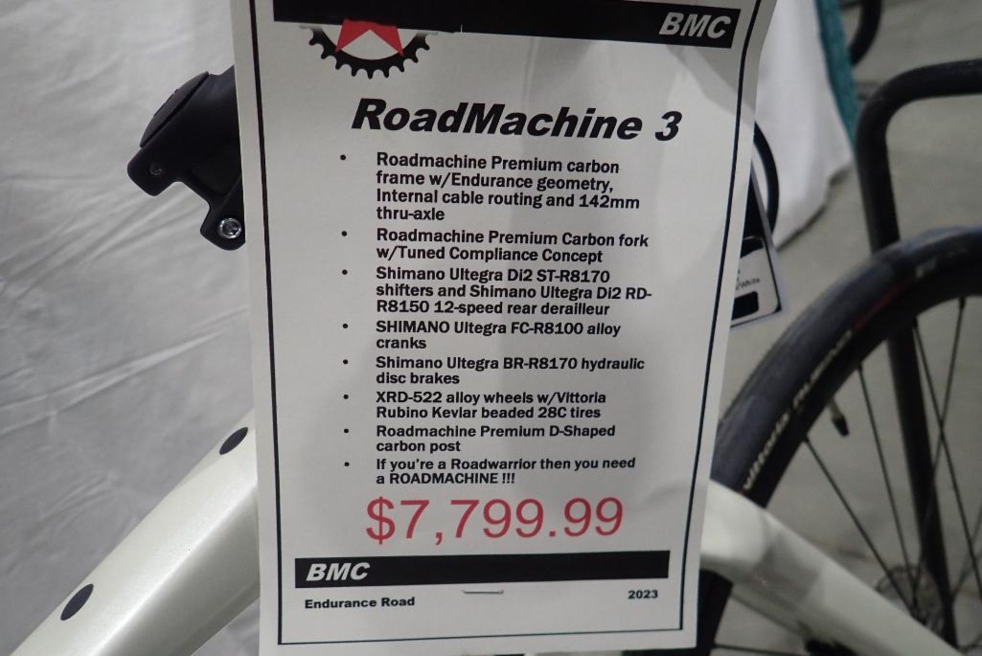 BMC Roadmachine 3 55cm Endurance Road Bike. - Image 6 of 6