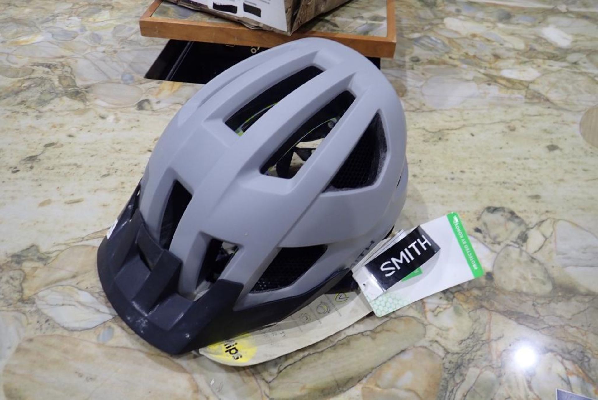 Lot of (2) Smith MIPS Adult Medium Helmets- Matte Cloudgrey.