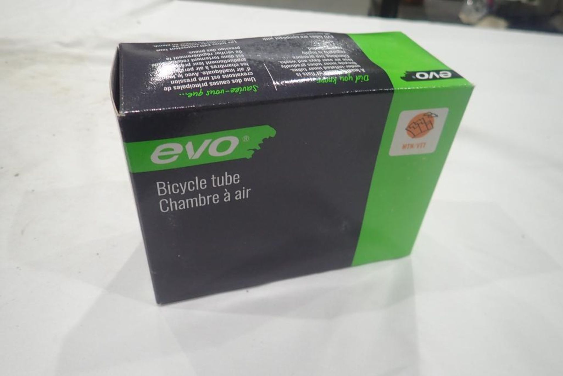 Lot of (4) Cases of Approx. (20) EVO Inner Tubes Enduro/DH 1.5mm 26in x 2.125-2.40in 35mm Valve.