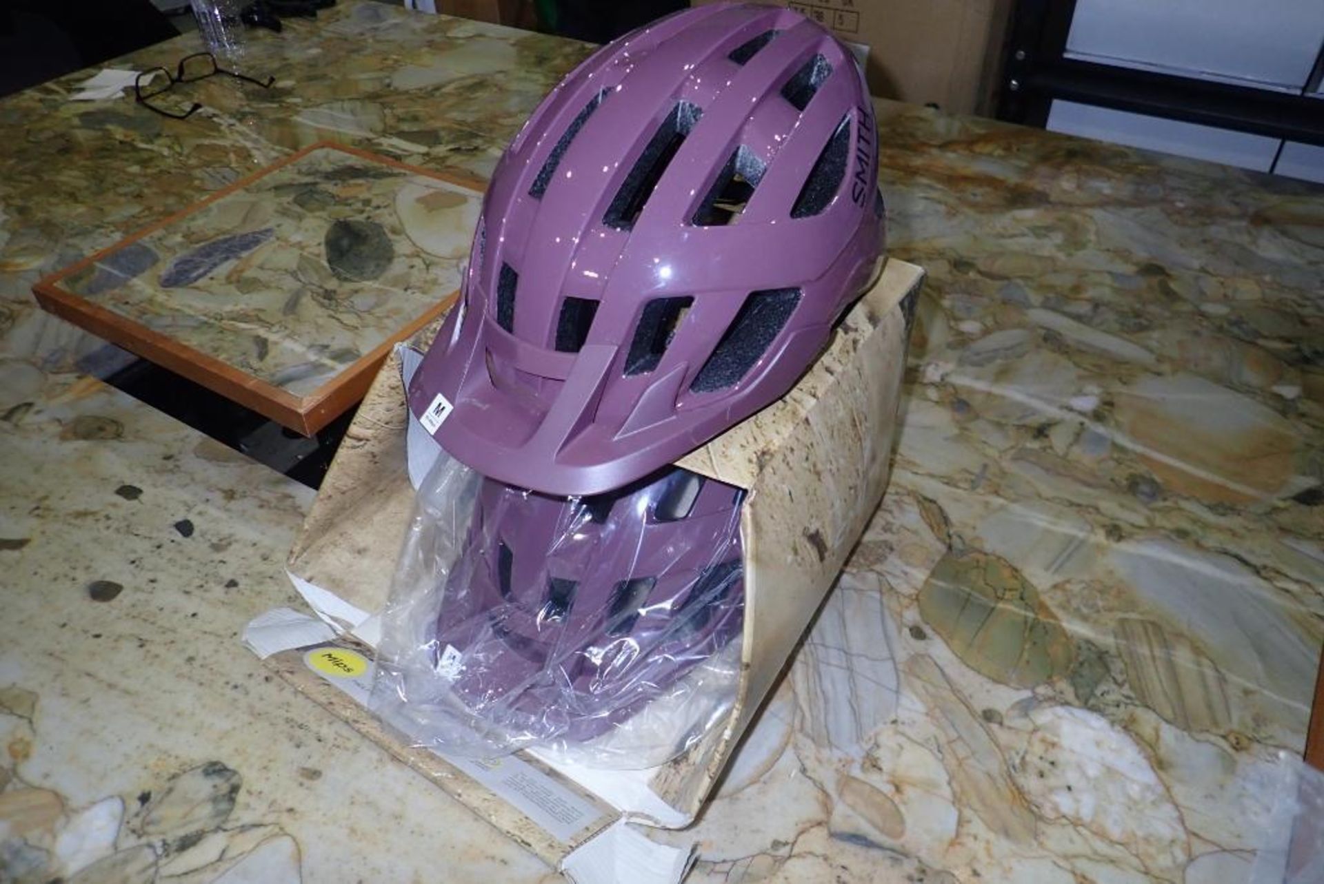 Lot of (2) Smith MIPS Adult Medium Helmets- Matte Amethyst. - Image 2 of 2