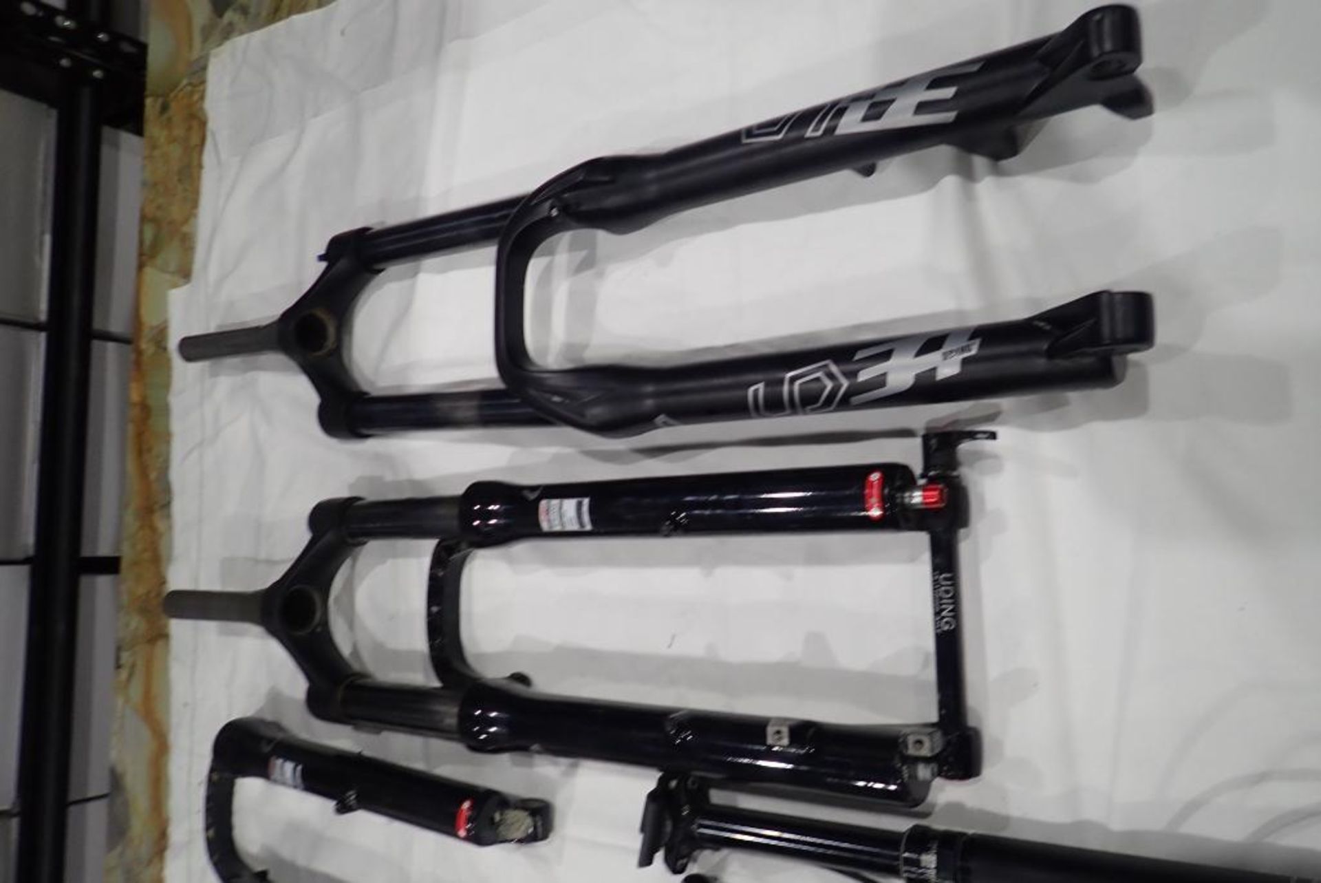 Lot of NEW AND USED Mountain Bike Fork Parts, etc. - Image 2 of 4