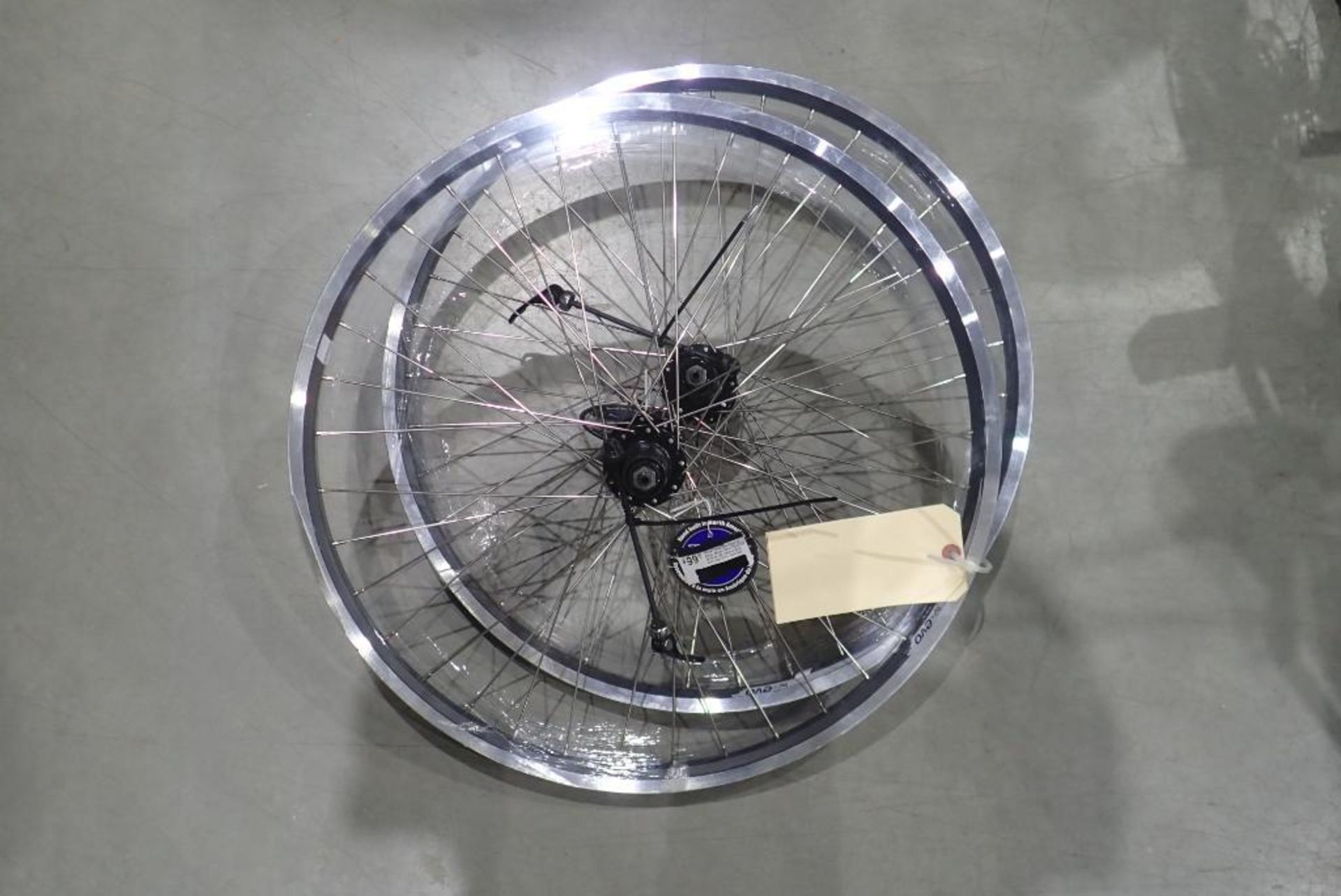 Lot of (2) Wheel Shop EVO Tour 19 Black Wheel Rear 26in/559 36-Hole QR 135mm Rim and Disc IS 6-Bolt.