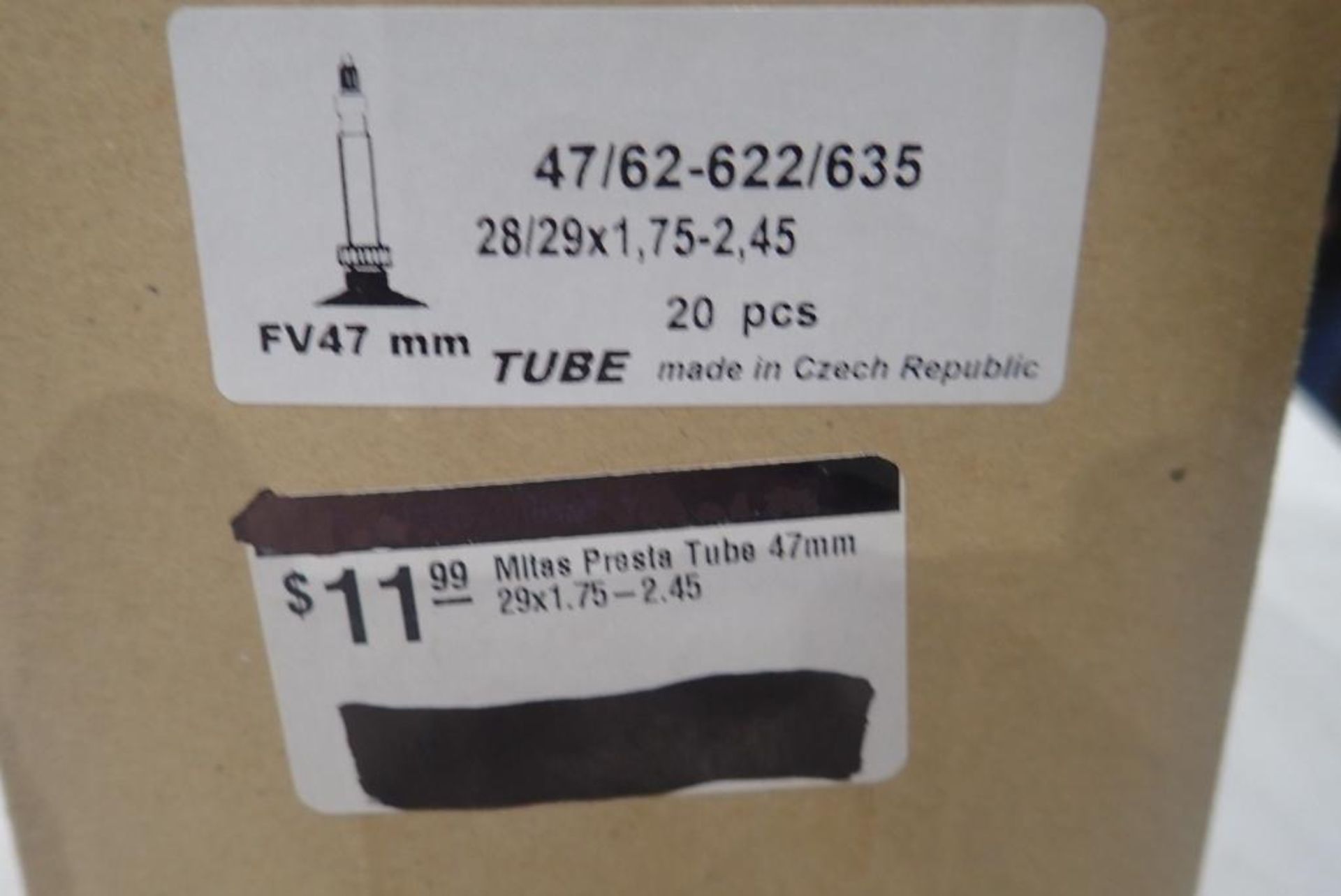 Case of Approx. (20) Mitas Inner Tubes 29in x 1.75-2.45in Presta Valve 42mm. - Image 3 of 3