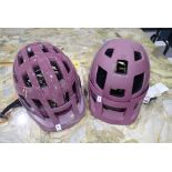 Lot of (2) Smith MIPS Adult Large Helmets- Matte Amethyst.